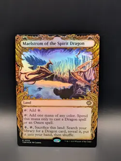 MTG - Maelstrom of the Spirit Dragon - FOIL SHOWCASE - Land - TDM #326 - Rare - Image 1