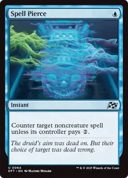 SPELL PIERCE x4 mtg NM-M Aetherdrift 4 Unc - Image 1