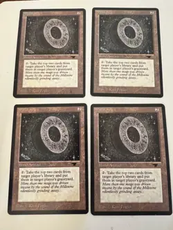 Magic the Gathering MTG Antiquities Millstone NM- Playset (4) (Beta Bob) - Image 1