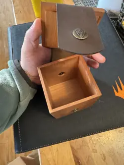 Wyrmwood Gaming Wooden And Leather Tcg Mtg Pokemon Deck Box - Image 5
