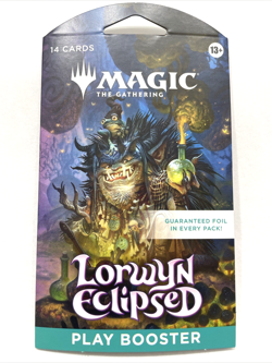 1 Pack Magic The Gathering LORWYN ECLIPSED Sleeved Play Booster Guaranteed Foil - Image 1