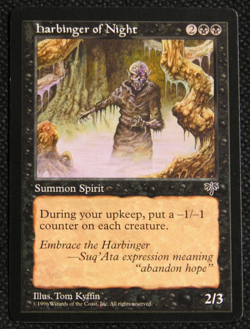 Harbinger of Night - Magic The Gathering MTG - Mirage *NM/LP* - Image 1