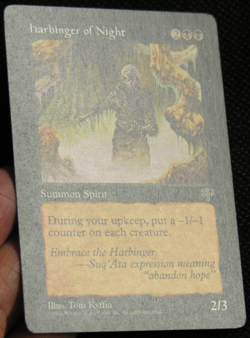 Harbinger of Night - Magic The Gathering MTG - Mirage *NM/LP* - Image 3