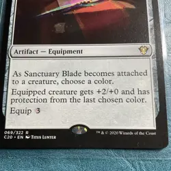 Sanctuary Blade Commander 2020 Regular 069/322 Rare LP/NM MTG - Image 4