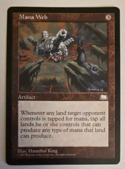 Mana Web Weatherlight MTG NM - Image 1