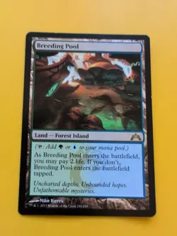 Breeding Pool. Gatecrash. Land Magic the Gathering Card. Rare NM as shown. - Image 2