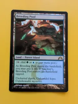 Breeding Pool. Gatecrash. Land Magic the Gathering Card. Rare NM as shown. - Image 3