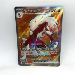 Pokemon Lycanroc ex Ultra Rare SV02: Paldea Evolved 241/193 NM - Image 1