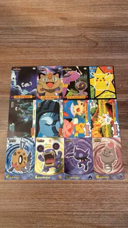 GOOD CONDITION Topps Pokemon TV Animation Series 1 The First Movie Advanced LOT - Image 1