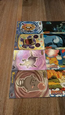 GOOD CONDITION Topps Pokemon TV Animation Series 1 The First Movie Advanced LOT - Image 2