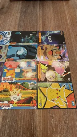 GOOD CONDITION Topps Pokemon TV Animation Series 1 The First Movie Advanced LOT - Image 3
