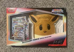 Pokemon Scarlet & Violet Prismatic Evolutions Accessory Pouch Special Collection - Image 1