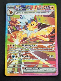 Jolteon EX 153/131 Prismatic Evolutions Special Illustration Rare Pokemon TCG NM - Image 1