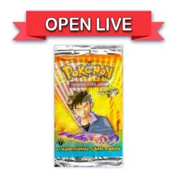 Open Live Pokemon TCG Gym Heroes Booster Pack x 1 [1st Edition] English - Image 1
