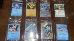 Eight Sealed & Stamped Promo’s ￼ From The 2025 Pokemon Advent Calendar - Image 1
