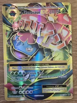 M Venusaur EX 100/108 (Full Art) - XY Evolutions - Pokemon Holo - NM-Mint! - Image 1