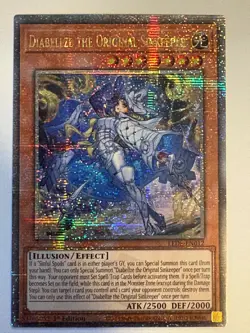 YUGIOH-1x- Diabellze the Original Sinkeeper - LEDE-EN012 - Quarter Century Rare - Image 1