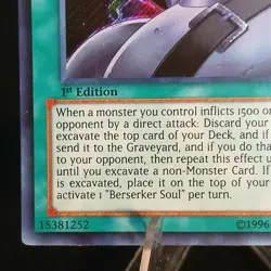 Berserker Soul DRLG-EN007 Dragons of Legend Secret Rare 1st Edition VLP - Image 5