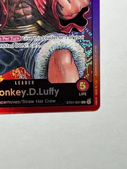 Monkey.D.Luffy ST01-001 One Piece Starter Deck 1 Straw Hat Crew MINT Foil - Image 5