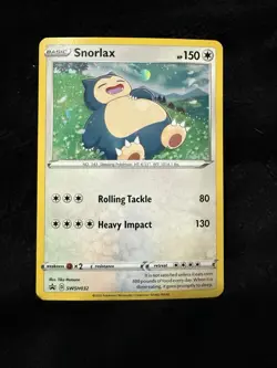 Snorlax SWSH032 SWSH: Sword & Shield Promo Cards Holo Near Mint - Image 1