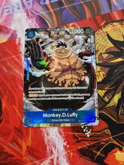 One Piece Card Game - OP11-058 - Monkey D Luffy - Treasure Rare OP13 - English - Image 2