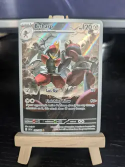 Pokemon TCG Bisharp Card 143/086 Black Bolt Illustration Rare Near Mint - Image 1