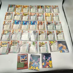 Pokemon Topps Trading Card Bundle lot x38 Cards Vintage 1999 As Pictured Pokemon - Image 2