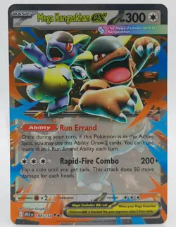 Pokemon Card Mega Kangaskhan ex 104/132Double Rare ME01: Mega Evolution - Image 1