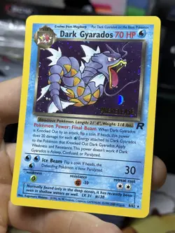#8 Dark Gyarados 8/82 Team Rocket 2000 Holo Rare WOTC Prerelease Pokemon Card - Image 4