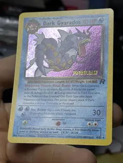 #8 Dark Gyarados 8/82 Team Rocket 2000 Holo Rare WOTC Prerelease Pokemon Card - Image 5