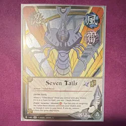 Naruto CCG Seven Tails Tailed Beast 1st Edition Card 1483 2007SP 2007 - Image 1