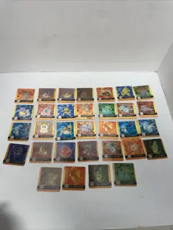 Pokemon Artbox Action Flipz 3D Lenticular Card Premier Edition Vintage Lot of 32 - Image 1