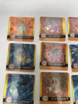 Pokemon Artbox Action Flipz 3D Lenticular Card Premier Edition Vintage Lot of 32 - Image 2