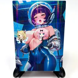 Overwatch Juno Sexy Hot Anime Waifu Girl Doujin Lewd Goddess Story Holo Art Card - Image 2