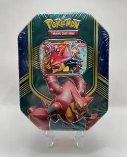 (402843) Pokemon 2016 Volcanion EX Battle Heart Collectors Tin - Factory Sealed - Image 1