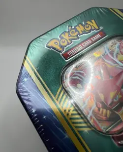 (402843) Pokemon 2016 Volcanion EX Battle Heart Collectors Tin - Factory Sealed - Image 3