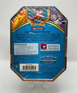 (402843) Pokemon 2016 Volcanion EX Battle Heart Collectors Tin - Factory Sealed - Image 4