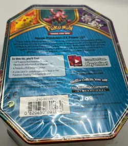 (402843) Pokemon 2016 Volcanion EX Battle Heart Collectors Tin - Factory Sealed - Image 5