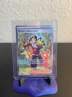 Pokemon TCG Ethan's Adventure Special Illustration Card 236/182 Destined Rivals - Image 1