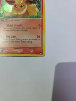 Pokemon TCG 2006 Flareon 2/17 Pop Series Promos, Holo Rare Card - Image 2