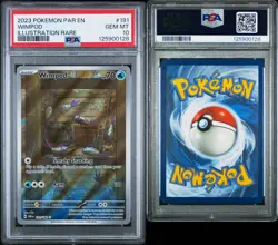 2023 PSA 10 Pokemon Paradox Rift Wimpod Illustration Rare IR 191/182 Card Gem - Image 3