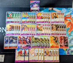 One Piece Card Game - Red/Purple Gold.D.Roger Deck Core (51 Cards) OP13 - Image 1