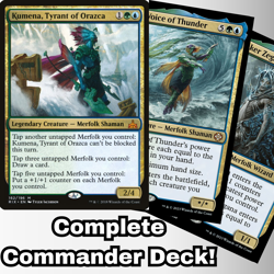 Kumena, Tyrant of Orazca Commander Deck EDH 100 Magic Cards MTG Merfolk Tribal - Image 1