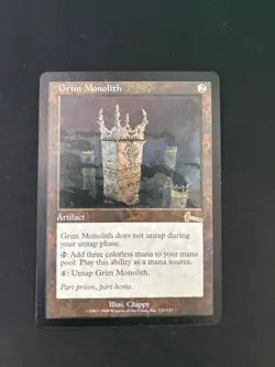 MTG Grim Monolith Urza's Legacy Reserve List Mint - Image 1