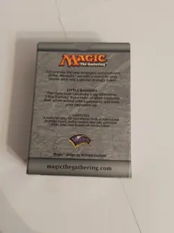 Little Bashers Deck Mirrodin Magic The Gathering CCG Rules With Insert - Image 2
