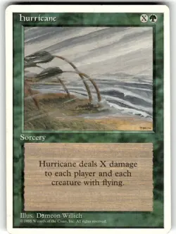 Hurricane MTG Core Set 4th Edition Regular MTG - Image 1