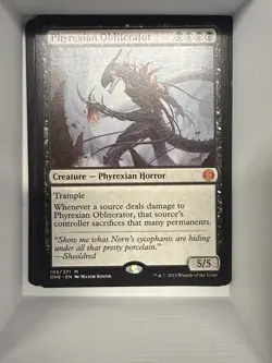 Phyrexian Obliterator - Phyrexia: All Will Be One - NM Magic The Gathering MTG - Image 1