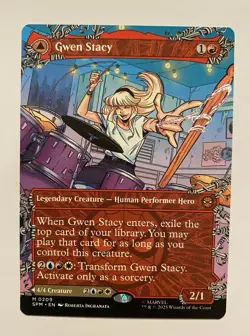 MTG Gwen Stacy/Ghost-Spider (0209) (Borderless) Marvel's Spider-Man REGULAR - Image 1
