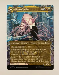 MTG Gwen Stacy/Ghost-Spider (0209) (Borderless) Marvel's Spider-Man REGULAR - Image 2