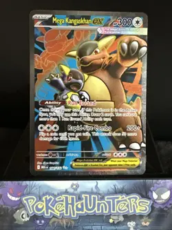 Pokemon Card Mega Kangaskhan EX 164/132 Mega Evolution Ultra rare NM - Image 1